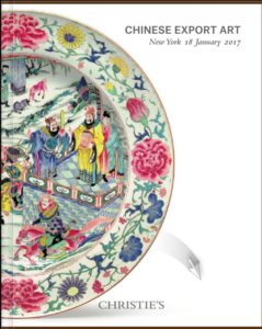 China Trade porcelain auction