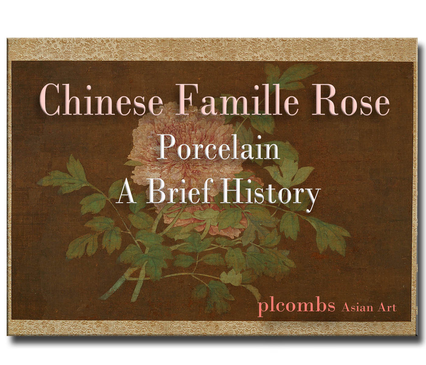 Chinese famille rose porcelain