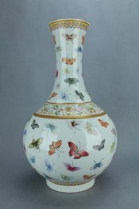 Copy Qing Butterfly vase