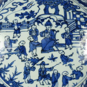 Detail Wanli box detail hundred boys box